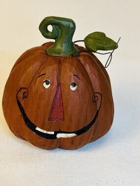 Blossom Bucket Angela Anderson Jack O’ Lantern Smiling Pumpkin